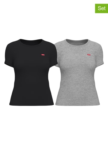 Levi´s 2-delige set: shirts zwart/grijs