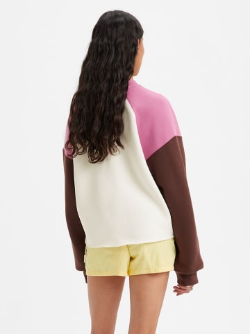 Levi´s Bluza "Graphic Campout" w kolorze biało-różowym