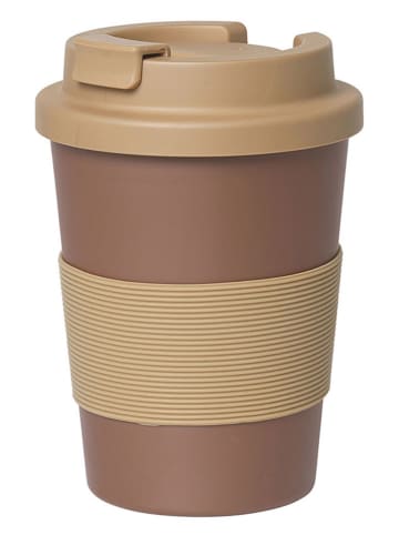 FABELAB Becher "Coffee to go" in Braun - 350 ml