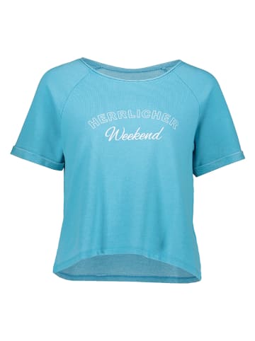 Herrlicher Sweatshirt turquoise