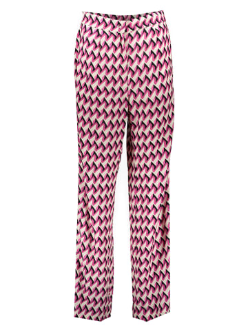 Herrlicher Hose in Pink/ Weiß/ Schwarz