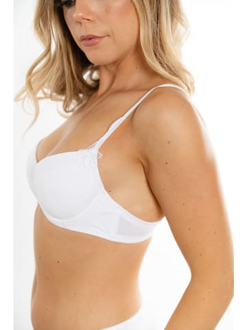 Anna Morellini Underwear Biustonosz push-up "Linda" w kolorze białym