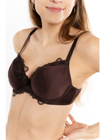 Anna Morellini Underwear Biustonosz "Anita" w kolorze brązowym