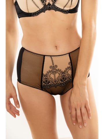 Anna Morellini Underwear Figi high waist "Lucia" w kolorze czarnym
