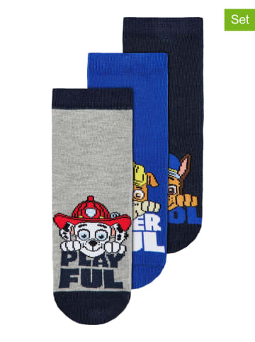 name it 3-delige set: sokken blauw/grijs/zwart