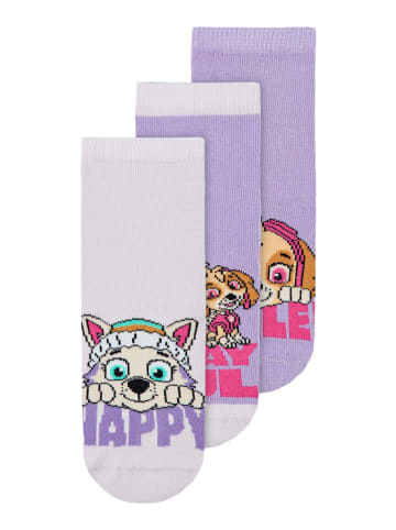 name it 3er-Set: Socken "Paw Patrol" in Lila