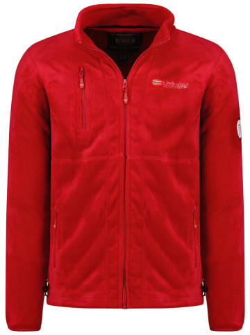 Geographical Norway Fleece vest "Upload" rood