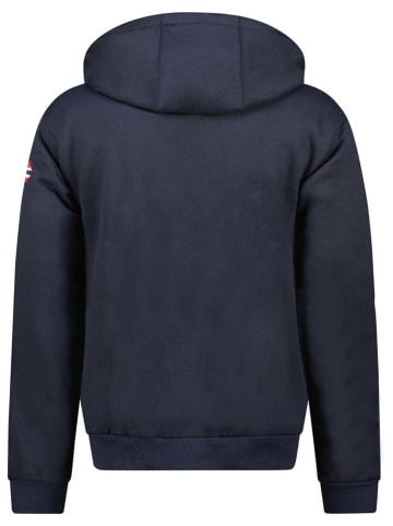 Geographical Norway Hoodie "Guitre" in Dunkelblau