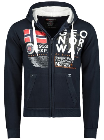 Geographical Norway Bluza "Gasado" w kolorze granatowym