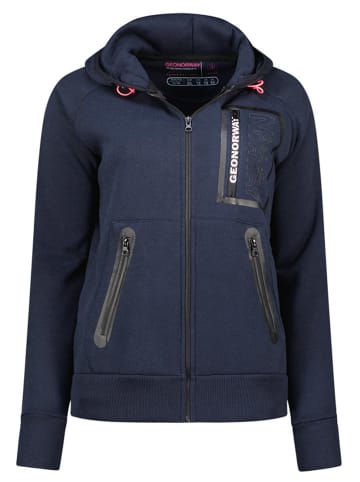 Geographical Norway Bluza "Fiona" w kolorze granatowym