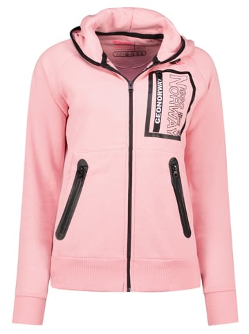 Geographical Norway Sweatjacke "Fiona" in Rosa