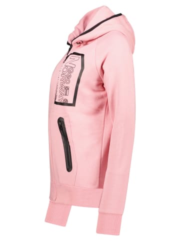 Geographical Norway Sweatjacke "Fiona" in Rosa