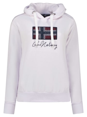 Geographical Norway Hoodie "Goisette" in WeiÃŸ