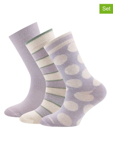 ewers 3er-Set: Socken in Lila