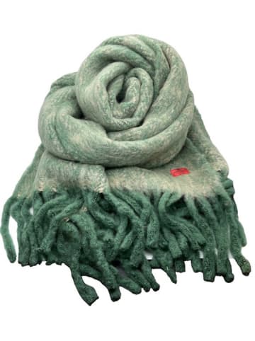 erfurt Sjaal met aandeel wol groen
