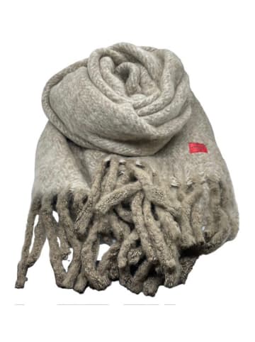 erfurt Sjaal met aandeel wol grijs