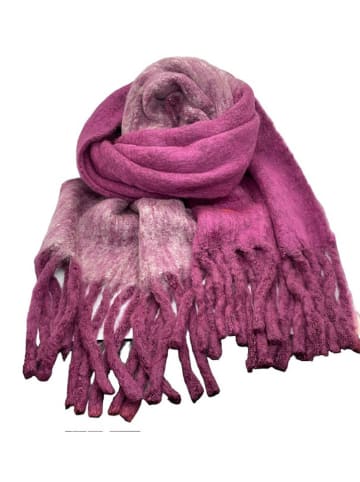 erfurt Sjaal met aandeel wol roze/lichtroze