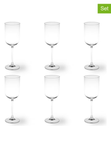 Trendy Kitchen by EXCÉLSA 6er-Set: Weingläser "Nordic" in Transparent - 320 ml