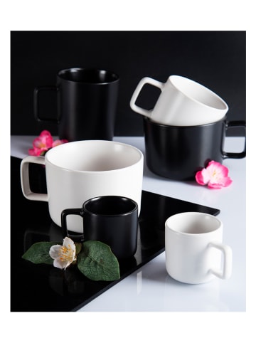 Trendy Kitchen by EXCÉLSA 4-delige set: koppen "Nordic" zwart - 320 ml