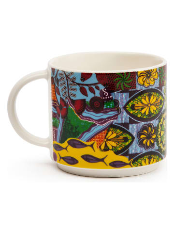 Trendy Kitchen by EXCÉLSA 4er-Set: Tassen "Afrika" in Bunt - 290 ml
