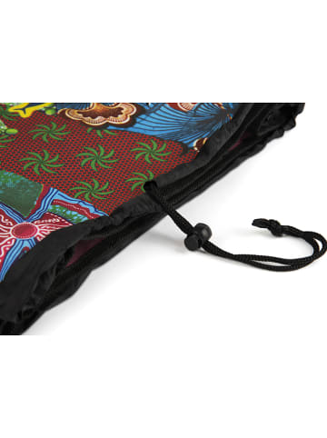 Trendy Kitchen by EXCÉLSA Boodschappentrolley "Afrika" rood/meerkleurig - (B)36 x (H)96 x (D)28 cm
