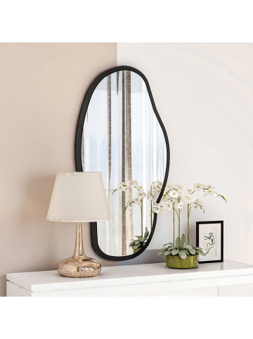 Scandinavia Concept Spiegel "Couldy" in Schwarz - (B)85 x (H)45 cm