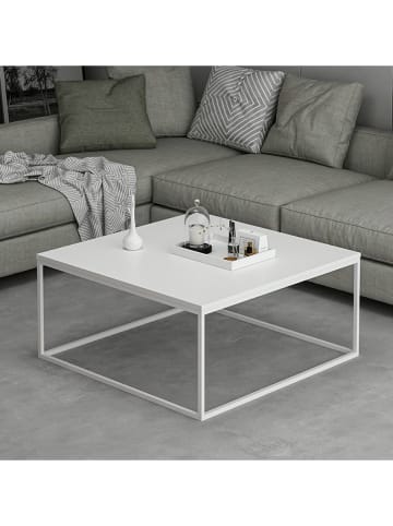 Scandinavia Concept Ława "Loni" w kolorze białym - 90 x 42 x 90 cm