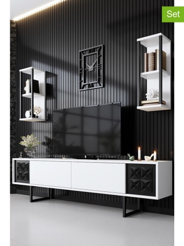 Scandinavia Concept 3-delige set: TV-meubels wit