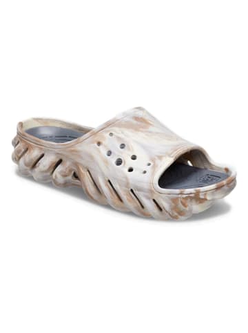 Crocs Klapki w kolorze beżowym