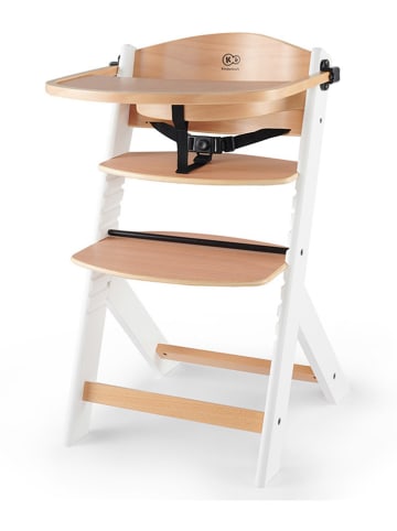 Kinderkraft Krzesełko "Enock" w kolorze jasnobrązowo-białym - 6 m+