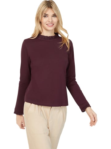 Heine Longsleeve pruimkleurig