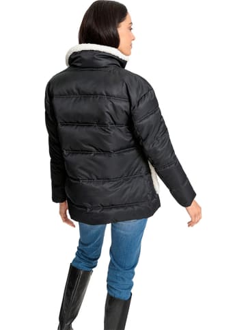 Heine Winterjacke in Schwarz/ Weiß