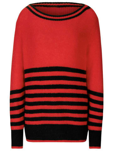 Heine Sweter w kolorze czerwono-czarnym