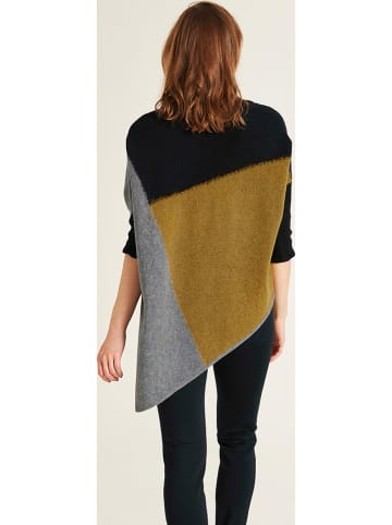 Heine Sweter w kolorze czarno-oliwkowo-szarym