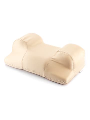 InnovaGoods Przeciwzmarszczkowa poduszka w kolorze beżowym pod szyję - 50 x 30 cm