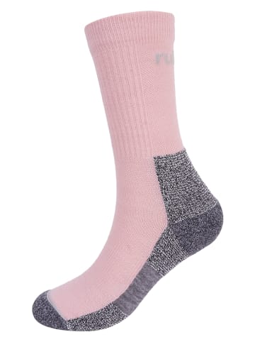 rukka Socken in Rosa/ Grau
