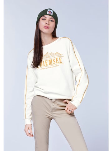 Chiemsee Sweatshirt wit/oranje