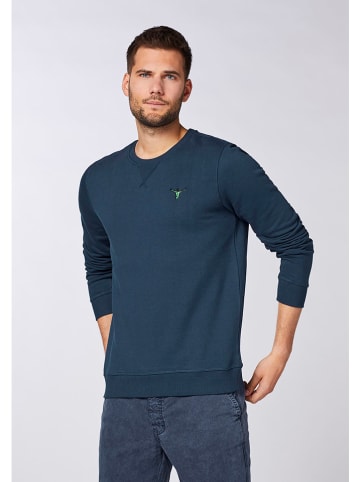 Chiemsee Sweatshirt "Eagle Rock" in Dunkelgrün