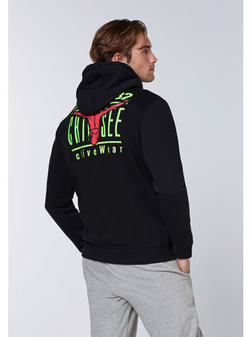 Chiemsee Sweatjacke "Early Bird" in Schwarz