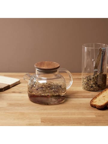 every ware Theepot transparant/lichtbruin - 900 ml