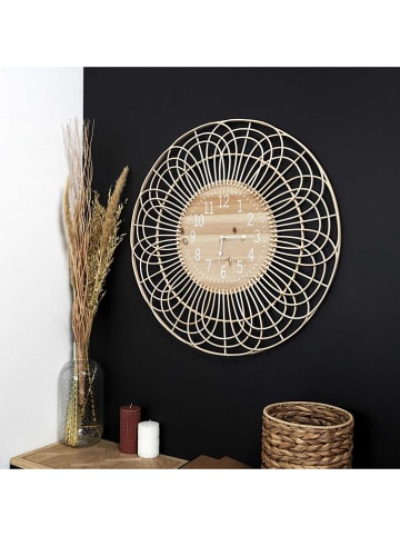 Ethnical Life Wandklok naturel - Ø 70 cm