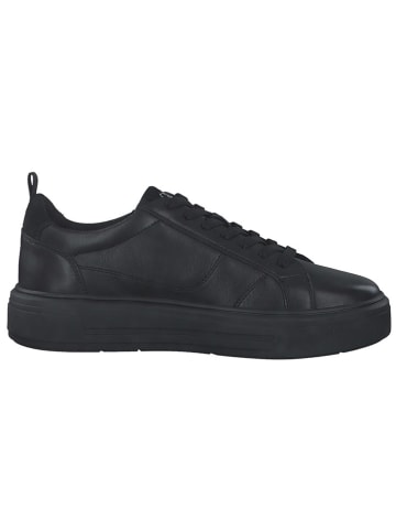 S. Oliver Leren sneakers zwart