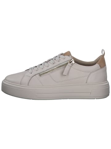 S. Oliver Leren sneakers crème