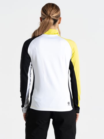 Dare 2b Koszulka funkcyjna "Ice" w kolorze biało-żółto-czarnym