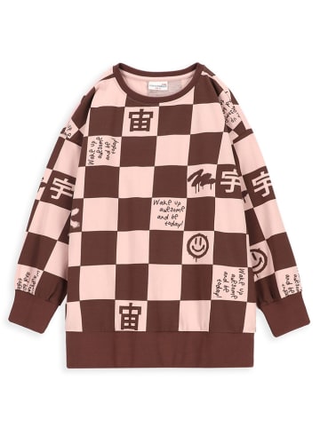 Coccodrillo Sweatshirt in Braun/ Rosa