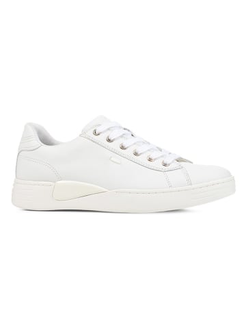 Geox Skórzane sneakersy "Lauressa" w kolorze białym