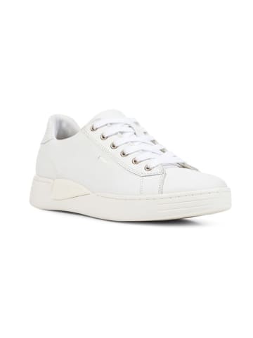 Geox Leder-Sneakers "Lauressa" in Weiß