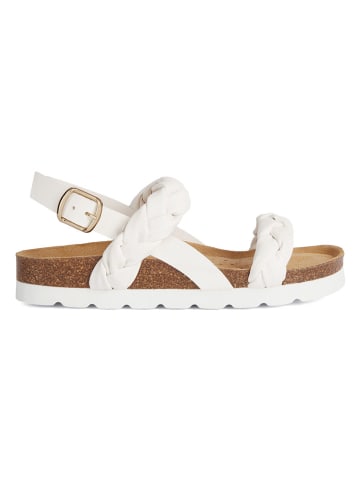 Geox Skórzane sandały "Brionia" w kolorze białym