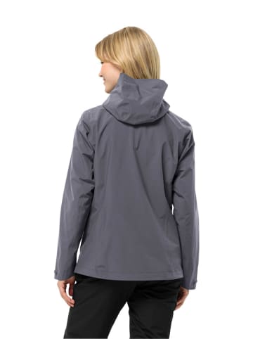 Jack Wolfskin Regenjacke "Robury" in Grau