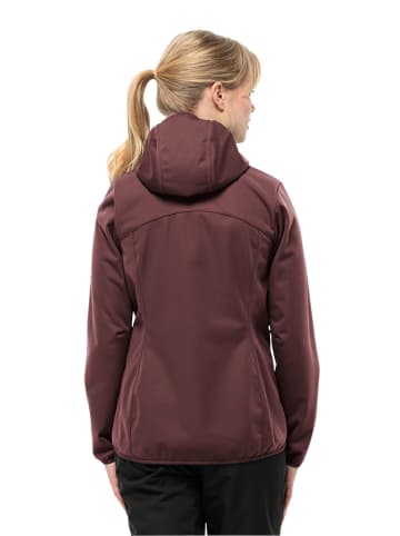 Jack Wolfskin Softshelljas "Windhain" rood